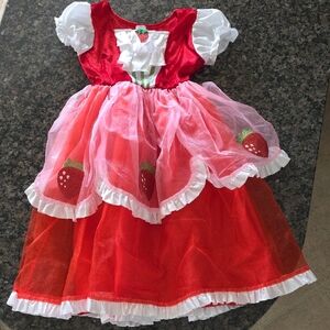 Little Adventures Strawberry Princess Dress